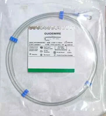 Lote de 10 piezas de cable guía de PTFE urología 0,035 mm x 150 cm de longitud punta en J Foto 1 de 4