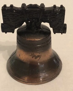 Recuerdo réplica Campana de la Libertad miniatura vintage - Imagen 1 de 5