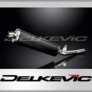 HONDA CBF250 2004-2012 450mm OVAL CARBON BSAU SCHALLDÄMPFER AUSPUFF KIT - Bild 1 von 4