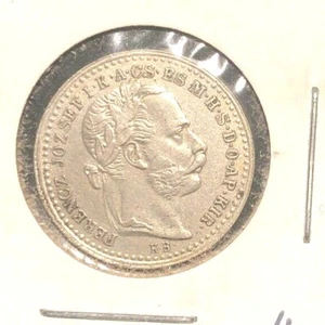 Hungary  1872 KB  10 Krajczar  KM 451.1  XF - Picture 1 of 2