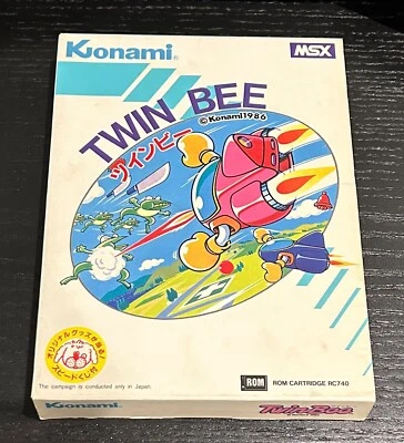 Rare Japanese import Konami MSX Twin Bee CIB Boxed, Tested, works, US Seller - Image 1 of 4