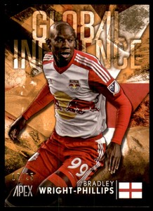 2016 Topps Apex MLS Global Influence Orange #GIBWP Bradley Wright-Phillips /25