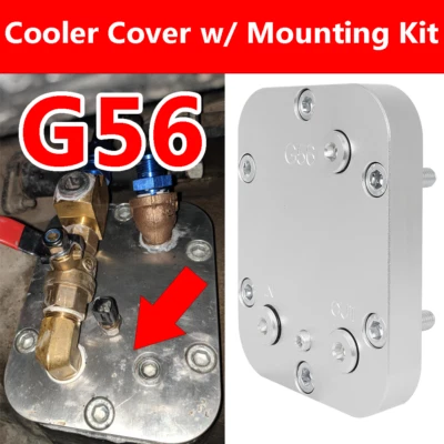 Cubierta del enfriador de transmisión con kit de montaje para Dodge Ram 1500 2500 3500 2005-2008 Foto 1 de 4