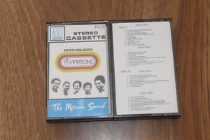 The Temptations, 10th Anniversary Anthology Vol. 1 & 2 - Cassette - Test Played - Picture 1 of 4