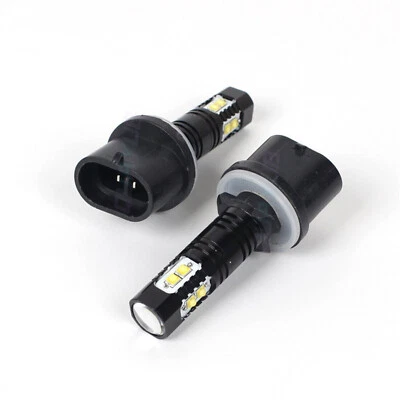 QUAYUB For Cadillac Escalade 2002-2004 880 LED Fog Light bulbs 6000K White 2pcs