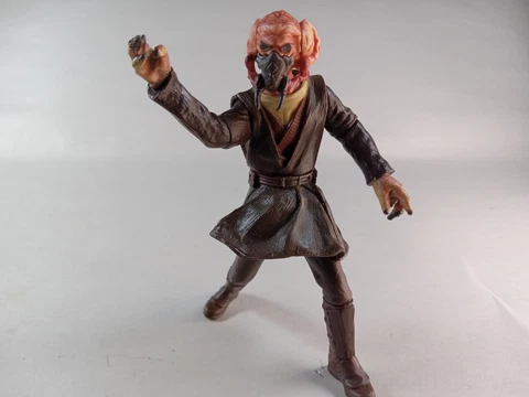 STAR WARS 2002 Saga Collection Plo Koon Arena Battle 3.75" Cover