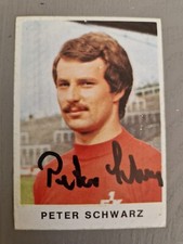 Black collectible picture Bergmann Kaiserslautern football Bundesliga 1975/76 Uerdingen