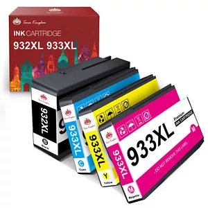 4 Pack 932 933 XL Ink Cartridge for HP Officejet 6100 6700 6600 7610 7100 7110 - Picture 1 of 4