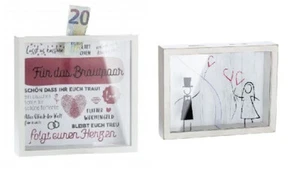 Spardose für das Brautpaar 2 verschiedene Motive Gilde - Bild 1 von 3