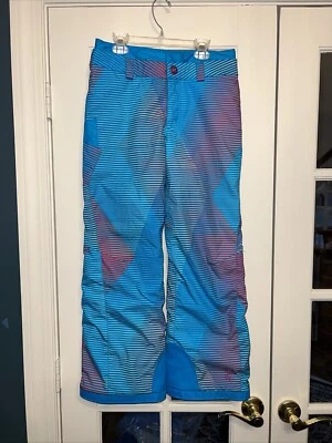 Pantalones de esquí Spyder para niños talla 14 azul agua, rosa Foto 1 de 4