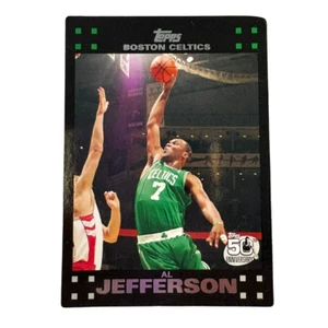 Tarjeta de baloncesto de la NBA de acción Slam Dunk Topps #7 de Al Jefferson Celtics 2006-07 - Imagen 1 de 3