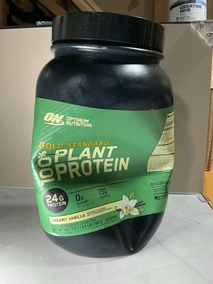 Optimum Nutrition Gold Standard 100 % proteína vegetal, vainilla cremosa 1,63 libras 8/26 Foto 1 de 4