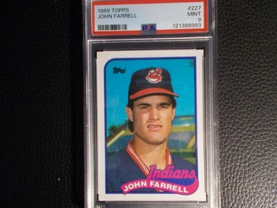 1989 TOPPS #227 JOHN FARRELL PSA 9 FRESH GRADE!!! - Image 1 of 2