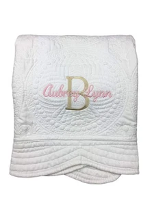 Personalized Baby Quilt Blankets Monogrammed Blankets for Kids baby blankets ... - Picture 1 of 9