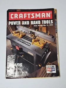 2002 SEARS Craftsman Power and Hand Tool Catalog 170+ Pages ACCEPTABLE - Picture 1 of 3
