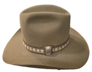 Herren Resistol Postkutsche Westernhut selbstkonform 7 3/8 - Bild 1 von 4