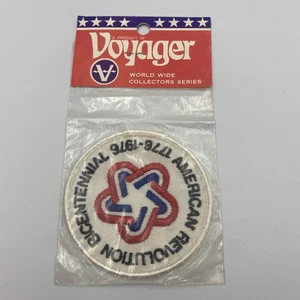 Vintage AMERICAN REVOLUTION BICENTENNIAL Travel Souvenir Patch MIP Voyager - Picture 1 of 5