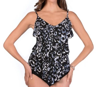 Magicsuit кожи глубокий Рита танкини верхний бикини размер 8 - Изображение 1 из 3