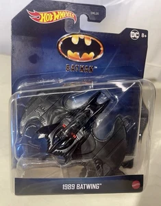 NEW Mattel HFD81 Hot Wheels Batman 1989 BATWING 1:50 Scale Vehicle Wave 3 - Picture 1 of 7