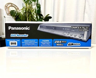 Panasonic DMR-EX75EB-S DVD Recorder HDD 160GB | Brand New + Premium Kit - Image 1 of 4