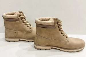 Womens JESSICA CLINE  Carson 731965 Faux Leather Boots Lace Up Fronts Sz 8.5 M - Picture 1 of 10