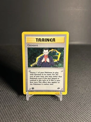 Pokémon TCG Giovanni 18/132 1st Edition Gym Challenge Holo Rare HP/DMG - Image 1 of 4