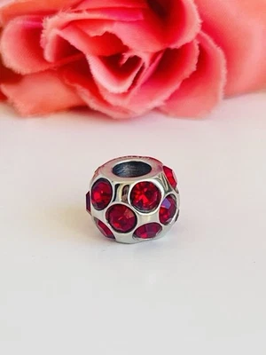 Charm Morellato Con Cristalli Rossi Linea Drop - Immagine 1 di 4