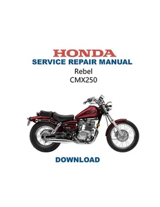 Honda CMX250 Rebel 250 Service Manual | PDF | DOWNLOAD - Picture 1 of 16