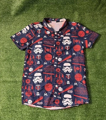 Minnesota Twins Star Wars Dark Side SGA Shirt Small Giveaway Baseball MLB - Image 1 of 4