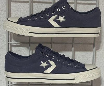 NEW Converse Star Player 76 Ox Suede Purple Egret Shoes Mens Size 10.5 A11131C - image 1 of 4