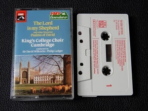 THE LORD IS MY SHEPHERD/PSALMS OF DAVID. KING COLLEGE CHOIR/LEDGER CASSETTE TAPE - Picture 1 of 5