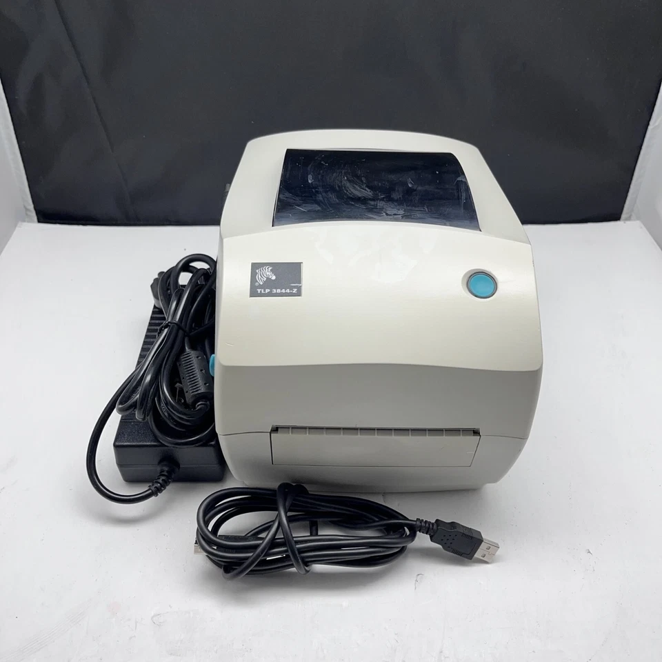 Zebra TLP3844-Z TT/DT 384Z-10300-0001 Thermal Shipping Label Printer USB C2 - Image 1 of 4