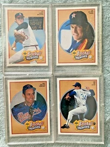 1990 Upper Deck Baseball Heroes Nolan Ryan Inserciones. #12, 14, 16 y 17  - Imagen 1 de 4