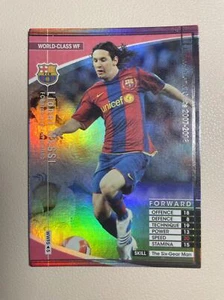2007-08 Panini WCCF Lionel Messi Refractor Card WWF Barcelona Miami - Picture 1 of 2