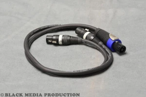 Lautsprecher Y-Adapter / Split SC-Meridian | Speakon NL4FX - 2x LS XLR Buchse - Bild 1 von 4