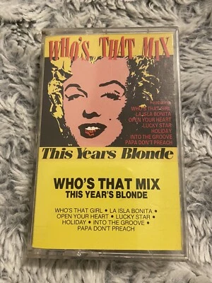 Who’s That Mix This Year’s Blonde - Madonna Coverband Import Maxi Cassette Tape - Image 1 of 4