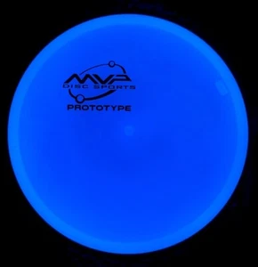 Axiom MVP Eclipse Reactor Prototype - Super Rare Variant BLUE Glow Disc Golf - Picture 1 of 8