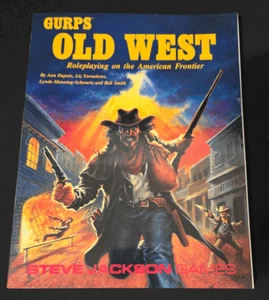 GURPS Old West Juegos de rol en la frontera americana Steve Jackson Juegos RPG - Imagen 1 de 2