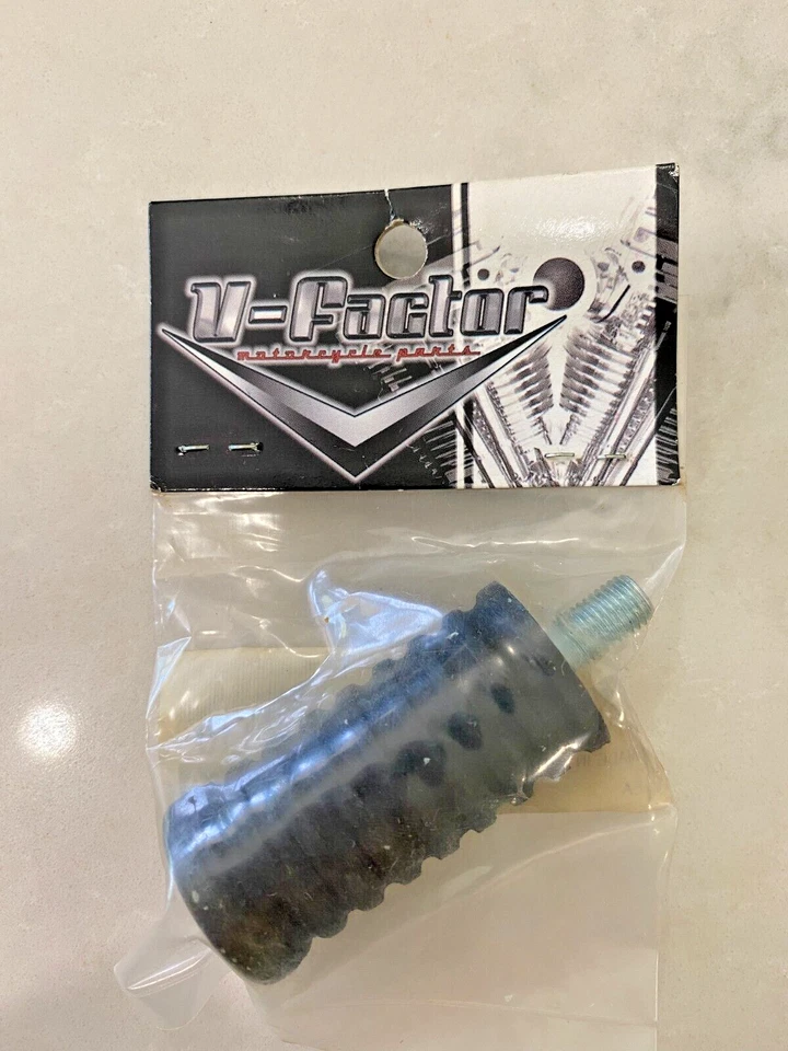 Replacement Black Rubber Shifter Toe Peg w/ Long Stud Fit For Harley 34609-52T Foto 1 de 1