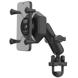 RAM Handlebar / Rail Mount with X-Grip Phone Holder and Vibe-Safe Adapter - Picture 1 of 4
