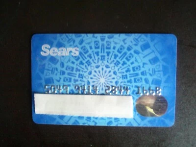 *SEARS RARE EXPIRED CREDIT CARD*  Exp. 08/12. - Image 1 of 2