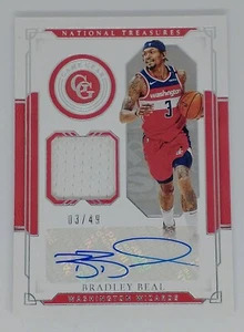 Bradley Beal 2020-21 National Treasures Auto Autograph Patch 3/49 1/1 Jersey # - Picture 1 of 2