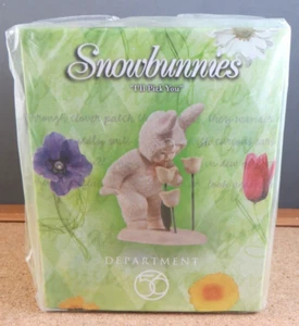 Vintage 2000 Dept 56 #56.26355 Snowbunnies I'll Pick You White Figurine NIB - Picture 1 of 4