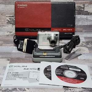 Casio Exilim EX-Z750 7.2 MP Digital Camera Charger Box Complete Kit - Picture 1 of 20