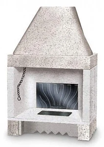 Palazzetti In Giardino Patio 64 R Barbecue Camino Legna Carboni 74x50x116cm 11Kw - Picture 1 of 4