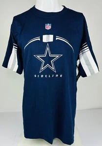 Cowboys Sideline T-shirt Mens Navy Blue Size Medium - Picture 1 of 6