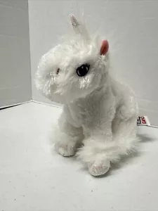 Ganz Webkinz Lil' Kinz Unicorn Plush 7" Stuffed Animal Toy HS069 No Code White - Picture 1 of 11
