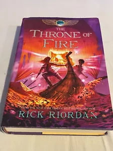 THRONE OF FIRE-THE KANE CHRONICLES.-Book 2 Rick Riordan HC First Edition - Picture 1 of 5