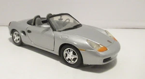Vintage Diecast Car Porsche Boxster 1:24 Scale in Silver - Picture 1 of 12