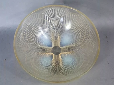 René Lalique Coppa Con Conchiglie Vetro Opalescente Firmata Creata Nel 1924 C448 - Immagine 1 di 4